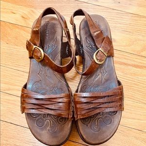 Born leather sandals